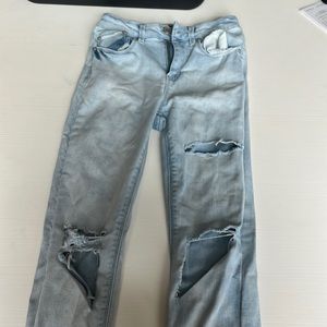 Ripped Light Blue Jeans